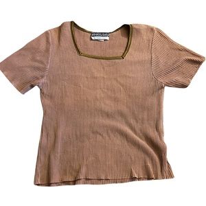 Vintage Absolutely Square Neck knit Top